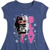 Girls' - LOL Surprise! - Winter Dolls Fit & Flair Cap Sleeve Dress - 2 of 3