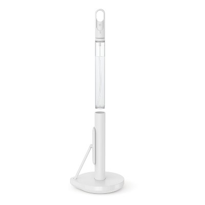 White Stainless Steel Paper Towel Holder with Pump