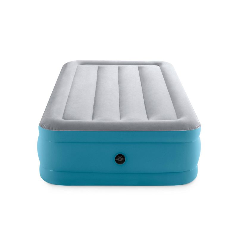 Intex Raised 16&#34; Air Mattress with Hand Held 120V Pump - Twin Size, 1 of 8