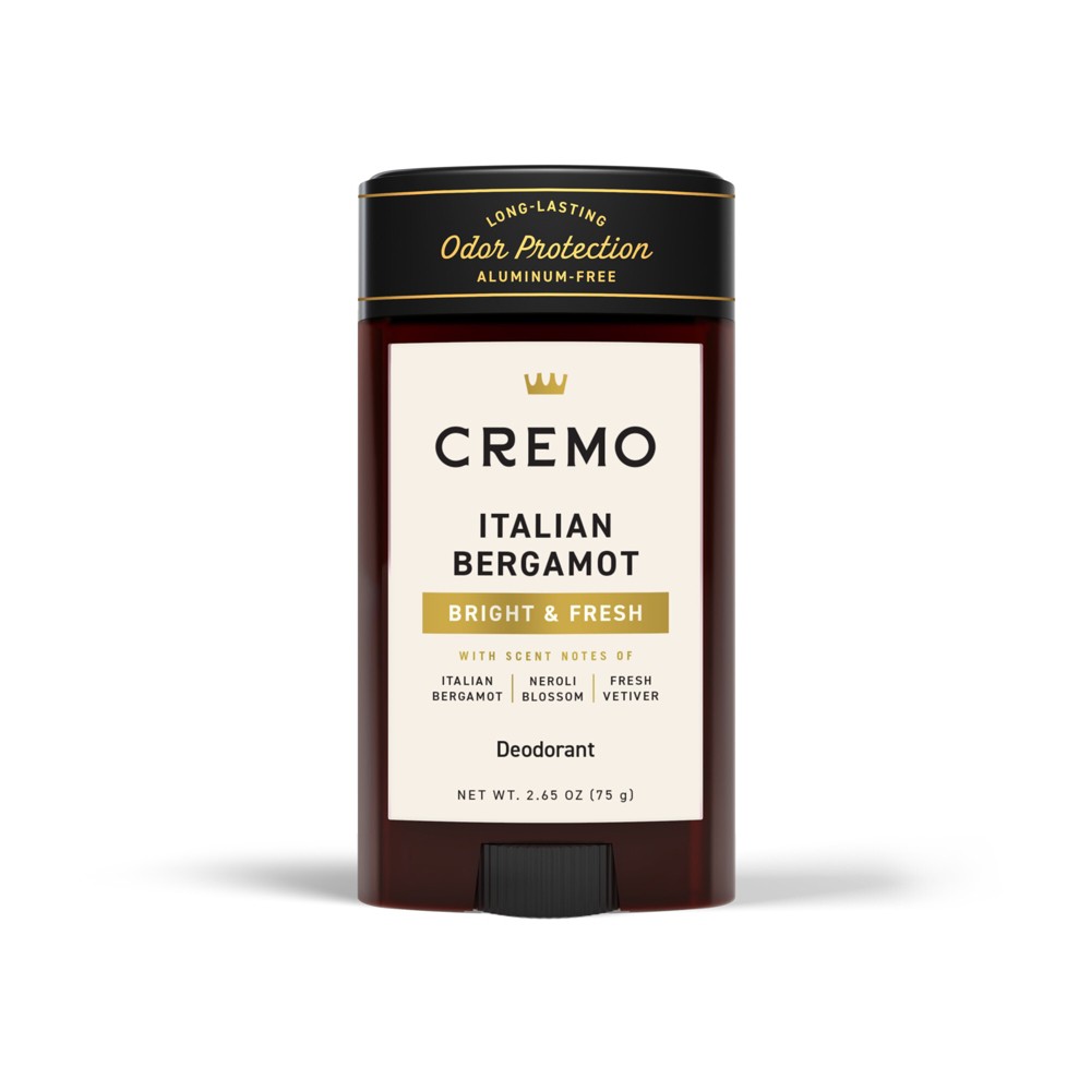 Cremo Deodorant Italian Bergamot - 2.65oz