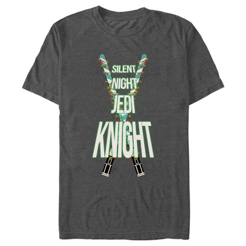 Men's Star Wars Christmas Silent Night Jedi Knight T-Shirt - image 1 of 4