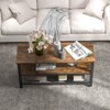 Costway 3-tier TV Stand for TVs up to 50 Inches with Power Outlets USB Ports Shelves - 4 of 4