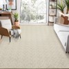 Indoor Modern Washable Living Room Rugs, Soft Non Slip Textured Throw Carpet for Bedroom Home Office - 3 of 4