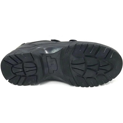 Мужские Bangka Men's Sneakers Comfort Walking Hook-and-Loop Work Shoes, Black-10 — фото 3