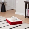 Kensington Garden Bella Orthopedic Cozy High Pile Fleece Cat Bed - Crimson - 2 of 4