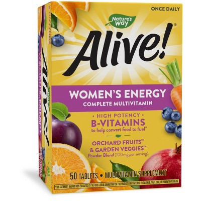 Nature's Way Alive! Women's Energy Multivitamin Tablets - 50ct