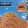 Nicole Miller New York Straw Sun Hats for Women - 4 of 4
