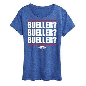 Women's - Ferris Bueller's Day Off - Bueller Bueller Bueller Short Sleeve Graphic T-Shirt - 1 of 4