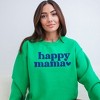 Simply Sage Market Women's Graphic Sweatshirt Happy Mama Puff Print - 2 of 4