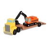 Melissa & Doug Trailer and Excavator Wooden Vehicle Set (3pc) - 4 of 4