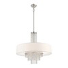 Livex Lighting Carlisle 5 - Light Pendant in  Brushed Nickel - 3 of 4