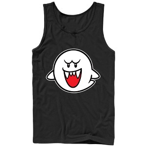 Men's Nintendo Mario Boo Ghost Tank Top - 1 of 4