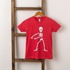 The Juniper Shop Flossing Skeleton Puff Print Youth Short Sleeve Tee - 2 of 3