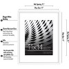 Americanflat Thin Picture Frame in White with Shatter Resistant Glass Horizontal and Vertical Formats for Wall - 11" x 14" - 4 of 4
