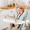 Infans Foldable Baby High Chair w/ Double Removable Trays & Book Holder - 3 of 4