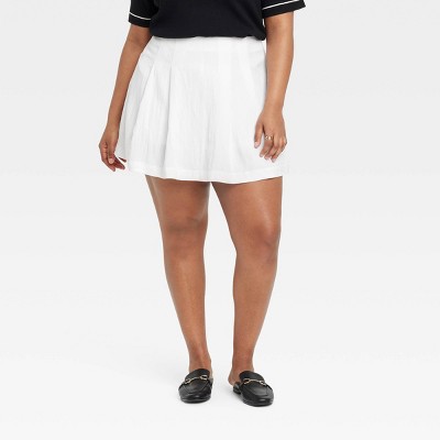 Women's High-Rise Pleated Skort - A New Day™