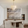 21.7" 4-Tiers Luxury Round Alabaster Chandeliers - 3 of 4