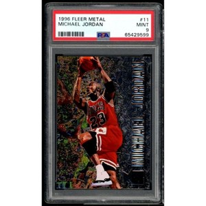 Michael Jordan Card 1996-97 Fleer Metal #11 PSA 9 - 1 of 2