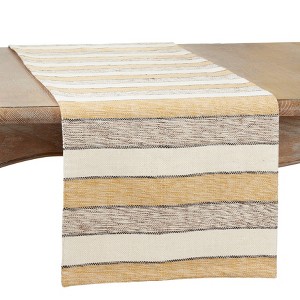 Saro Lifestyle Saro Lifestyle Striped Runner, Multi, 16" x 72" - 1 of 3