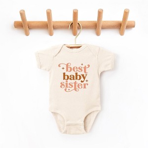 The Juniper Shop Best Baby Sister Baby Bodysuit - 1 of 2