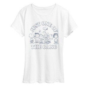Women's - Peanuts - One Of The Gang Short Sleeve Graphic T-Shirt - 1 of 4