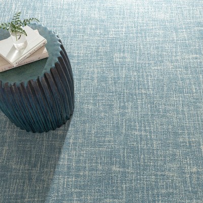 Aegean Blue Handmade Wool Rug 4' x 6'