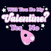 Women's Ouija Will You Be My Valentine? Yes or No? T-Shirt - 2 of 4