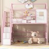 Twin Size Metal Loft Bed with Roof Design and a Storage Box - 3 of 4