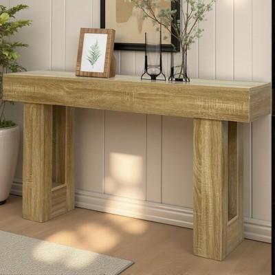 63" Console Table, Farmhouse Narrow Entryway Table , Long Sofa Table, Console Tables for Entryway