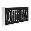 Stupell Industries Coffee Bar Casual Text Typography Kitchen Sign, 10" x 24" - 3 of 4