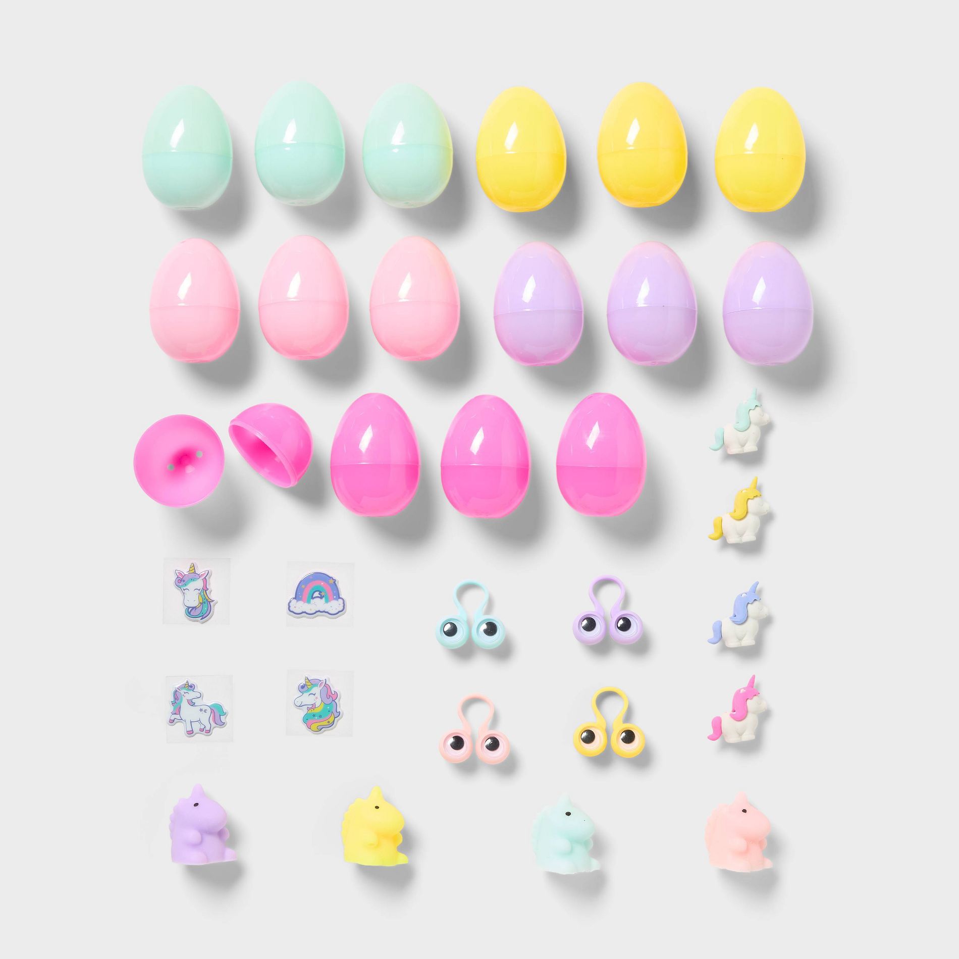 16ct Easter Plastic Eggs and Fillers - Spritz™