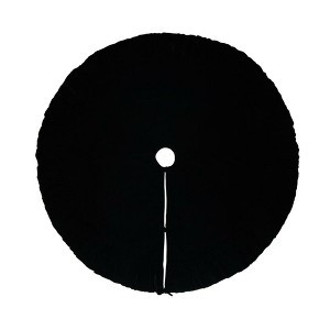 Vickerman Plush Velvet Christmas Tree Skirt - 1 of 2