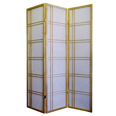 NicBex 3-panel Room Divider Portable Wooden Folding Privacy Screen Freestanding Wall Partition for Home & Office, Multicolor