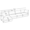 NicBex Couches for Living Room Single Deep Seat Sofa Couch Fabric Slip-covered Armchair with 1 Big Back Cushion and 2 Big Toss Pillows - 2 of 4
