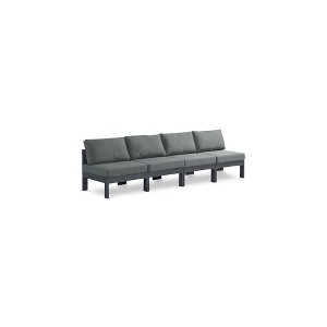 Meridian Furniture,Nizuc Water Resistant Fabric Outdoor Patio Modular Sofa - 1 of 4