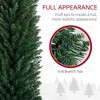 NAYSAYE 8ft Artificial Pencil Christmas Tree with Realistic Branches and Sturdy Metal Base for Holiday Decoration, Green, 21.8"*21.8"*94.5" - 4 of 4
