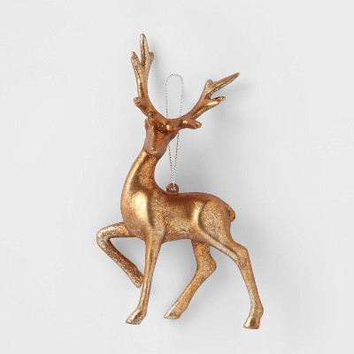 Metallic Deer Christmas Tree Ornament Copper - Wondershop™