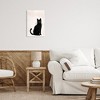 Stupell Industries Halloween Black Cat Silhouette Wall Plaque Art - 3 of 4