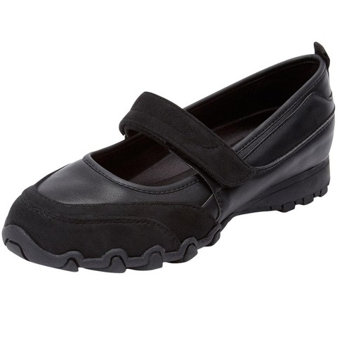 Женские кроссовки Comfortview CV Sport Basil Sneaker - 7 M, Black (Wide Widths Available)