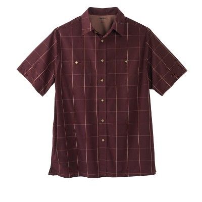 KingSize Short Sleeve Printed Sport Shirt