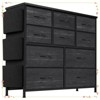 Jojoka Dresser for Bedroom, 10 Drawers Fabric Storage Drawer, Dressers & Chest of Drawers with Side Pockets - 4 of 4