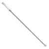 Black Bow Jewelry Ladies Stainless Steel Removeable I.D. Round Box Link Bracelet, 8.5 In - 2 of 4