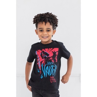 Star Wars Darth Vader Chewbacca Little Boys 3 Pack Graphic T-Shirt Black/Charcoal/Beige 4 — фото 2