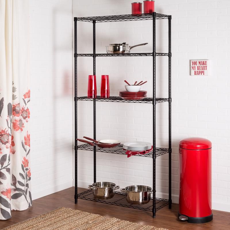 Honey-Can-Do 72 in. H X 14 in. W X 36 in. D Steel Shelving Unit, 3 of 7