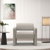 Accent Chair, Modern Single Sofa Chair, Upholstered Comfortable Backrest Chair With Armrests - 2 of 4