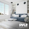 Pyle PDIC61RDBK 6.5'' In-Wall/In-Ceiling Dual 2-Way Speaker System - Flush Mount - Black - 4 of 4
