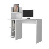 PAGED Home Office Desk 47.2" Simple Modern Writing Desk with 4-Layer Open Shelf for Office and Study for Office, Study - 2 of 4