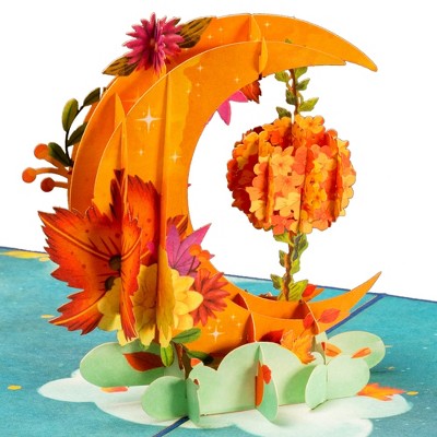Paper Love 3D Autumn Moon Pop Up Greeting Card