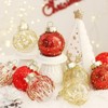 Garvee 25 Pcs Christmas Tree Ornament Balls, 2.4" Clear Shatterproof Christmas Decoration Balls - 2 of 4