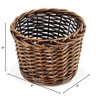 Cheung's Mosi Dark Brown 6" Planter Basket - 4 of 4